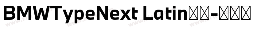 BMWTypeNext Latin下载字体转换